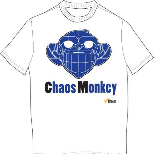 Design the Chaos Monkey T-Shirt デザイン by Javamelo