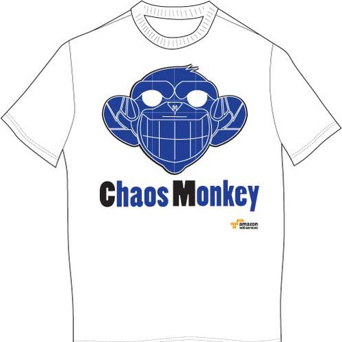 Design the Chaos Monkey T-Shirt Design por Javamelo