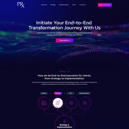 High-End Consulting Website Design Design by Web Hub