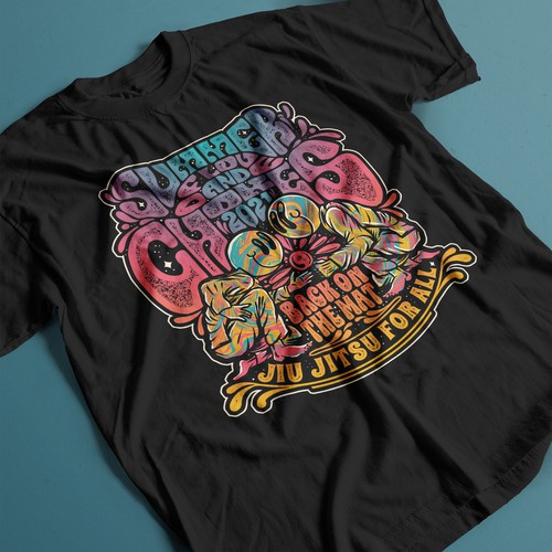 formel Slikke Tanke Vintage psychedelic illustration for jiu jitsu t-shirt | T-shirt contest |  99designs