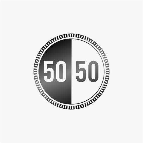 Desing a raffle competition logo for 50/50 Design by Hidden Master