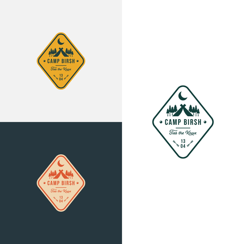 Design Our Camp-Themed Wedding Logo! Design by Arfian Huda