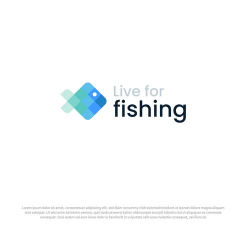 Logo design for fishing website Design by Kamran.Ali