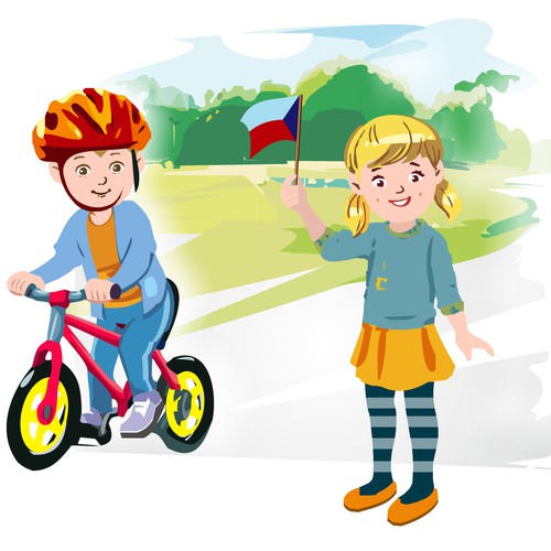 Create an interactive story telling set with board and characters Design von boguszowa1