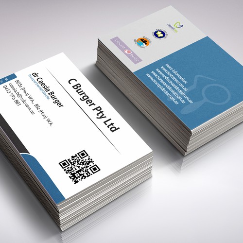 create professional cards for our dental business Design von grintdeveraux