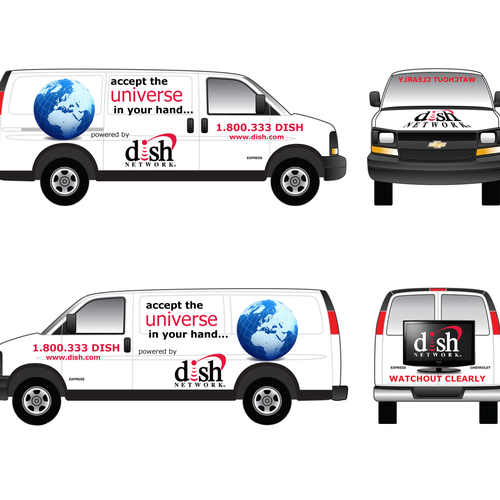 Diseño de V&S 002 ~ REDESIGN THE DISH NETWORK INSTALLATION FLEET de Wanted