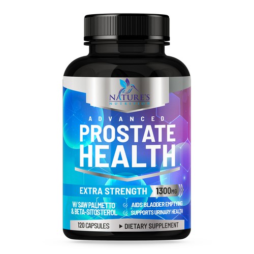 Nature's Nutrition needs a Men's Prostate Health product label Design by Walid Designs Studio