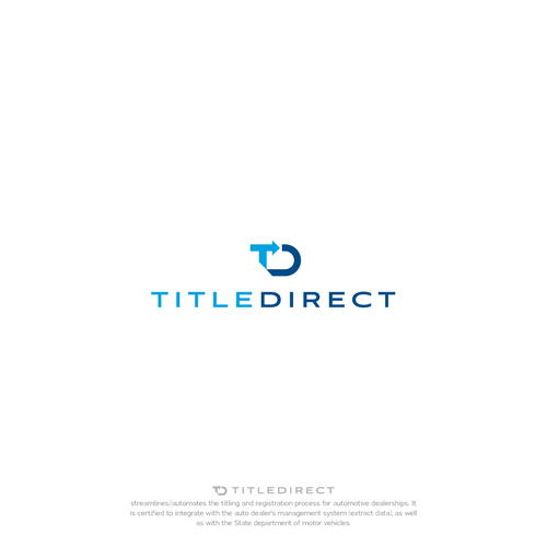 Tech company needs awesome logo for new TITLEDIRECT brand Design by Freud