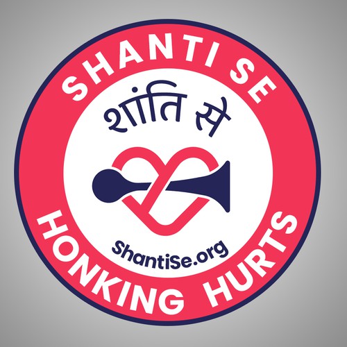 Designs for a no-honking campaign Design by Bittu2015