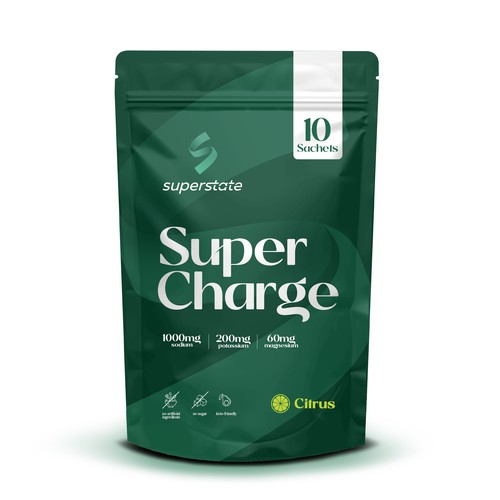 Packaging Design for a clean electrolyte supplement Design by sougatacreative