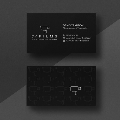 Business card for video production company Design by Galaxiya