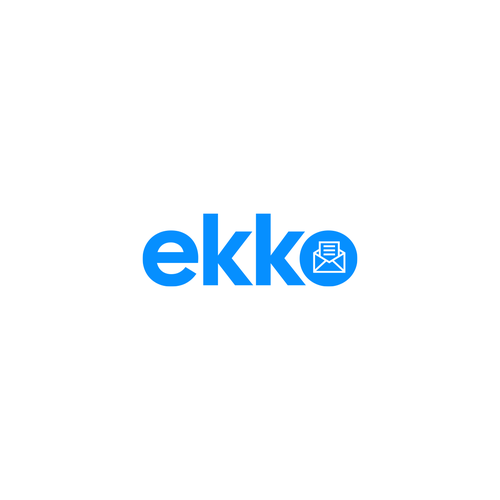 SIMPLE LOGO - ekko Letters then dm after Design by KD_Logo