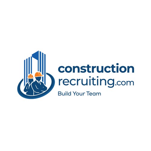 constructionrecruiting.com logo to appeal to construction companies who need to find great talent Design by Mr.CreativeLogo