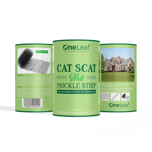 Oneleaf Needs A Labels Designed For New Cat Scat Mats Etiketten
