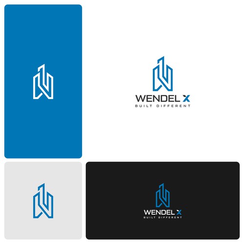 Luxury Logo Design for Wendel X — A Premium Construction Brand Built Different Design by BIG Daud