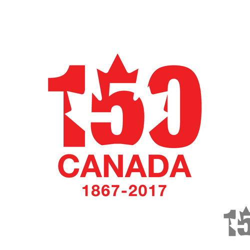 Community contest: Design Canada’s 150th birthday logo! Design by Square Moon