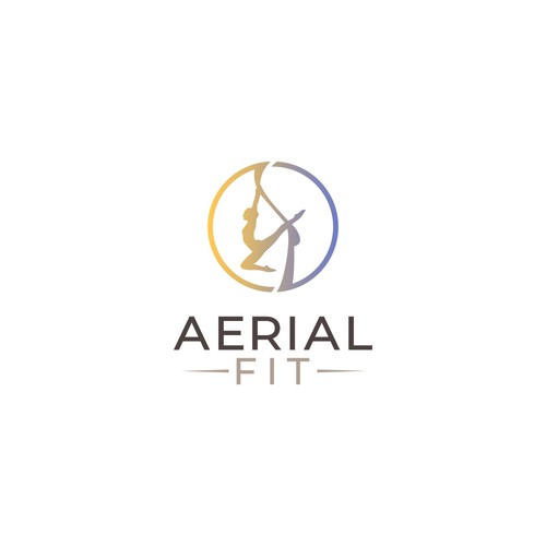 "Aerial Fit" Logo for our new aerial sports shop Design by Viloria