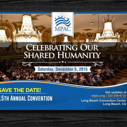 SavetheDate event postcard Postcard, flyer or print contest