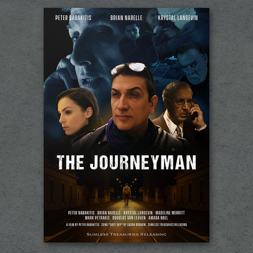 Journeyman Movie Poster Ad Design von 99B