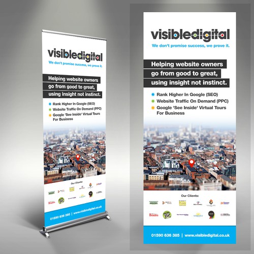 pull up marketing banners