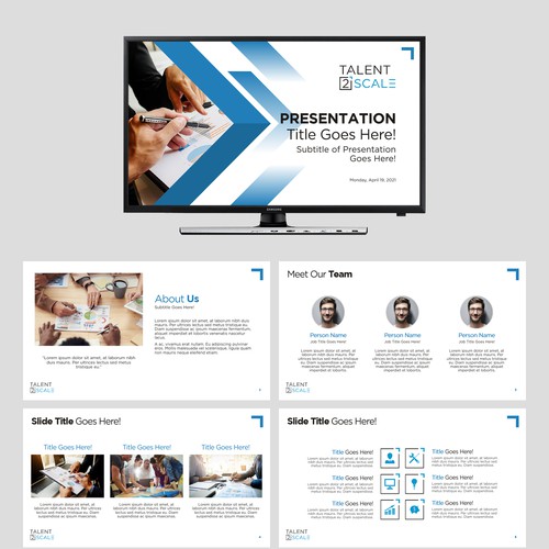 Powerpoint Template for Talent2Scale Design by Wisden