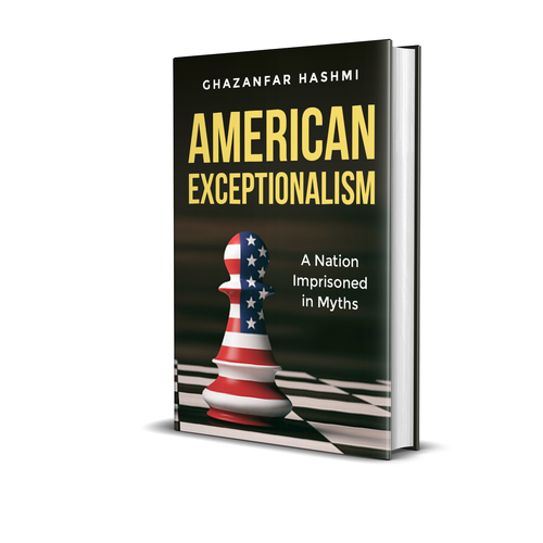 American Exceptionalism - A Nation Imprisoned in Myths - Book Cover Design by romy