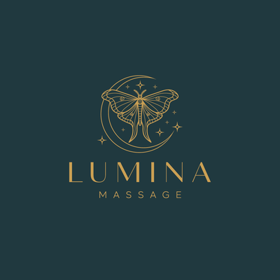 Boho moon logo for therapeutic massage business 