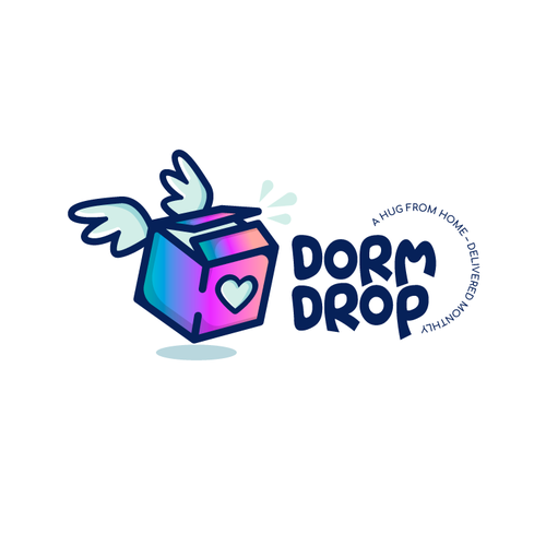 Design a Fresh, Feel-Good Logo for a College Subscription Box Design by Emmevi_design