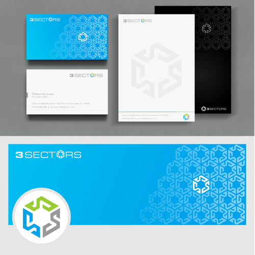 Design logo for 3Sectors (Conference and exhibition organization company) Design by debora_