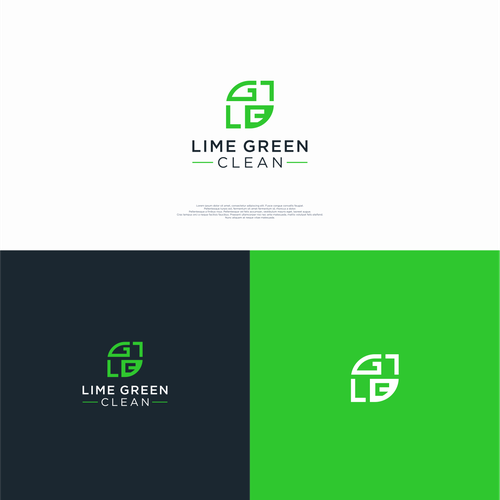 Lime Green Clean Logo and Branding Diseño de may_moon