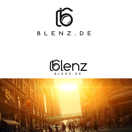 photography logo blenz.de Design by cv design