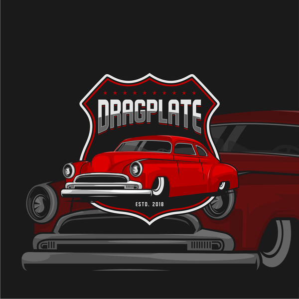 Design by Dante Art titled "Vintage car"