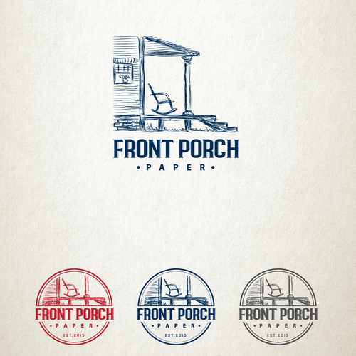 Designs Create a logo filled with southern charm for Front Porch