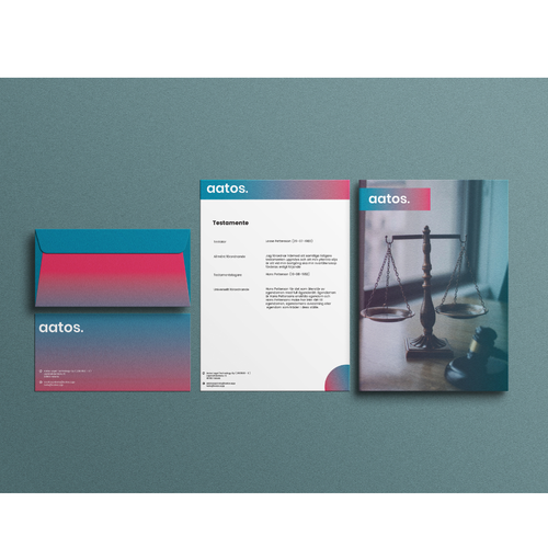 Stationaries for legal docs! (A4 Envelope, Folder, A4 Document) Ontwerp door empowerdesign