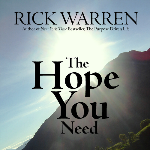 Design Rick Warren's New Book Cover Design réalisé par Paulas Panday