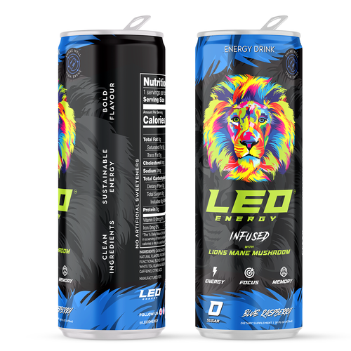 Energy Drink Label Design Design by ✝DeSiGnEr✝JOHN