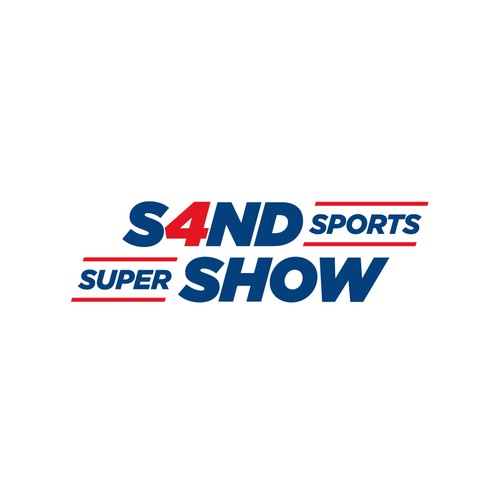 New Sand Sports Super Show Logo 2024 Design by Great.In