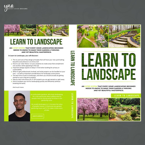 LOOKING FOR A UNIQUE AND BEAUTIFUL BOOK COVER DESIGN FOR A HOME LANDSCAPING BOOK Design by Yna