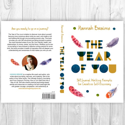 Design a book cover for a book of 365 journaling prompts Design by LilaM