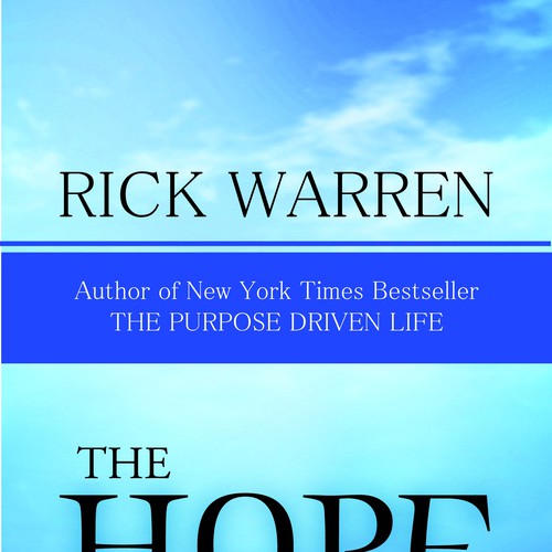 Diseño de Design Rick Warren's New Book Cover de e3