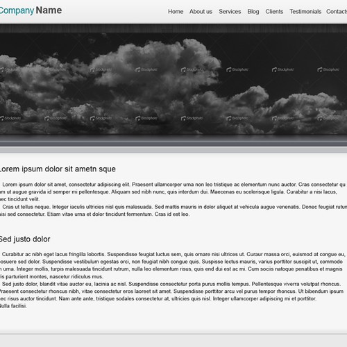 1-3 Page Website Template Design von kpp0209