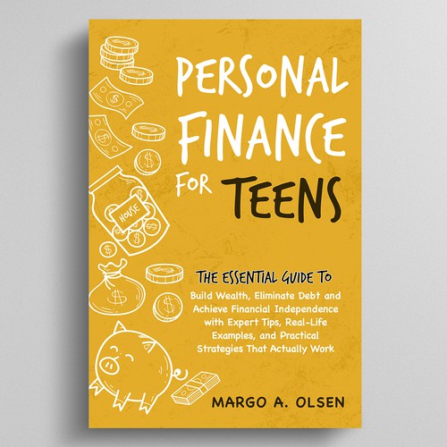 Cover design for a book about personal finance that will appeal to Gen Z Design by Dynaaa