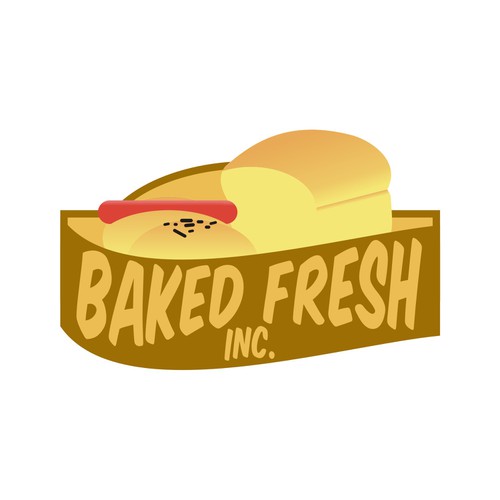 logo for Baked Fresh, Inc. Diseño de visionable