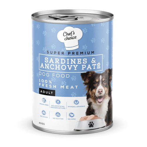 Design a super premium pet food packaging! Design by Dimario Moretti