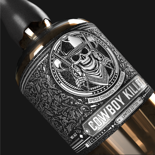 Design Whiskey Bottle Label di TOTTO Design