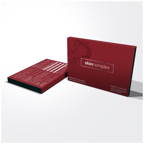 Box design for a advanced skin care supplement Design by Shisiouk