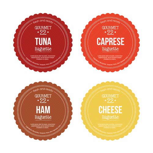 Label Design for Gourmet Food Design by imatriku