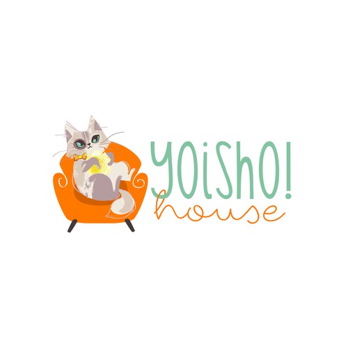 Cute, classy but playful cat logo for online toy & gift shop デザイン by ross!e