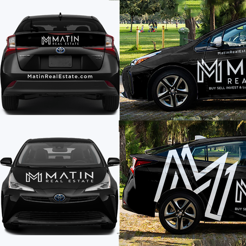 Luxury Real Estate Firm Prius Wrap Design by theANUNGs
