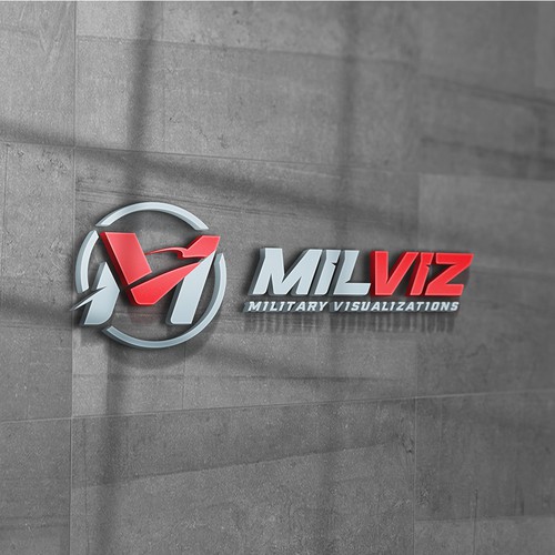 MILVIZ Logo - Producer of Military Flight Simulation Design by D E S P O T I C